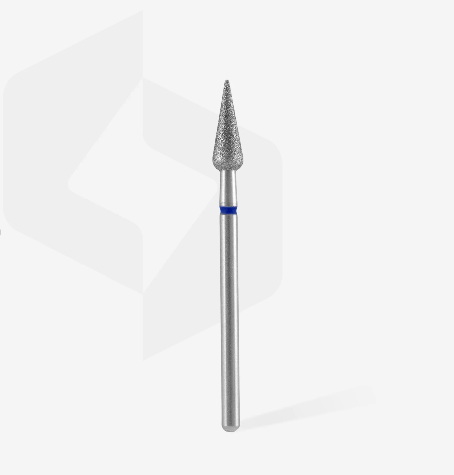 Foret À Ongles Diamant, "Poire Pointue", Bleu 1FA100B040/12