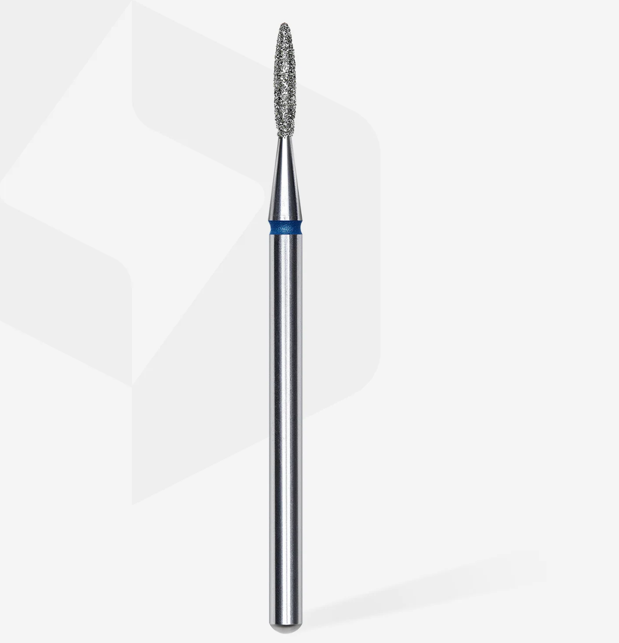 Foret À Ongles Diamanté, Pointu « Flamme », Bleu 11F