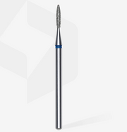 Foret À Ongles Diamanté, Pointu « Flamme », Bleu 11F