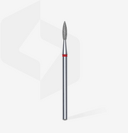Foret À Ongles Diamanté, Pointu « Flamme », Rouge, 9FA11R016/8